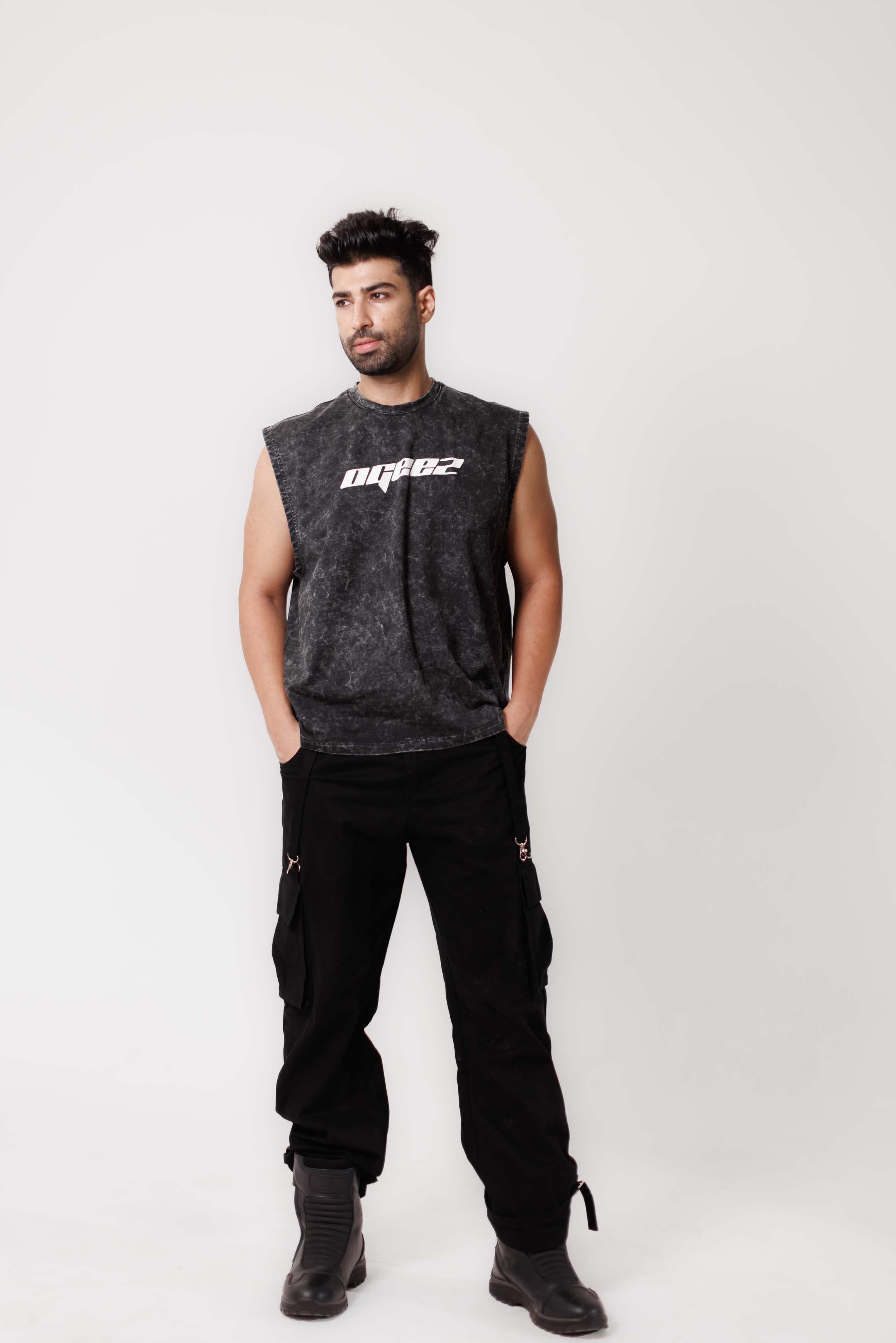 Charcoal Logo Tank