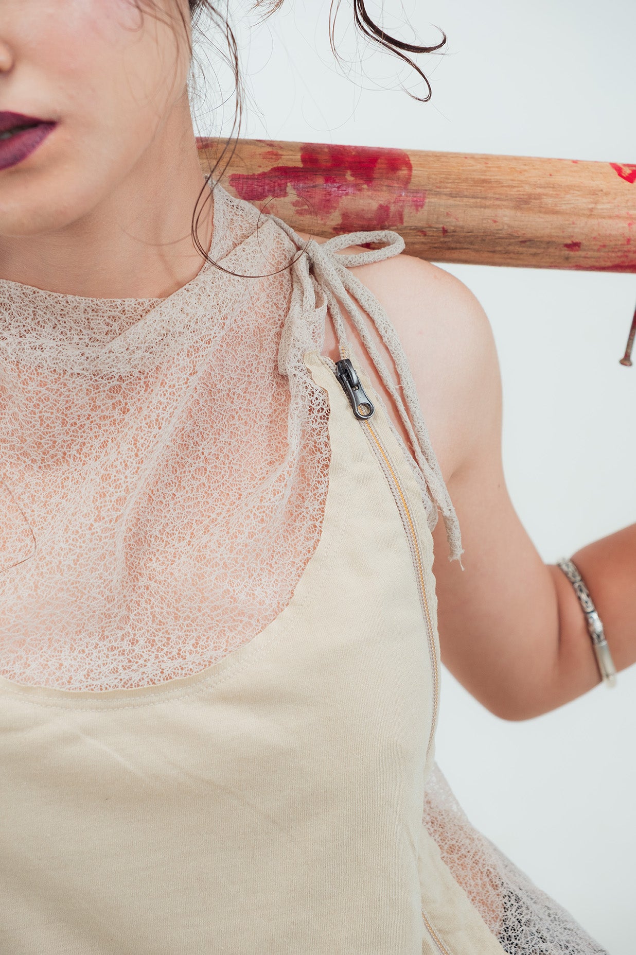 Bareframe (still a snack) sheer tank