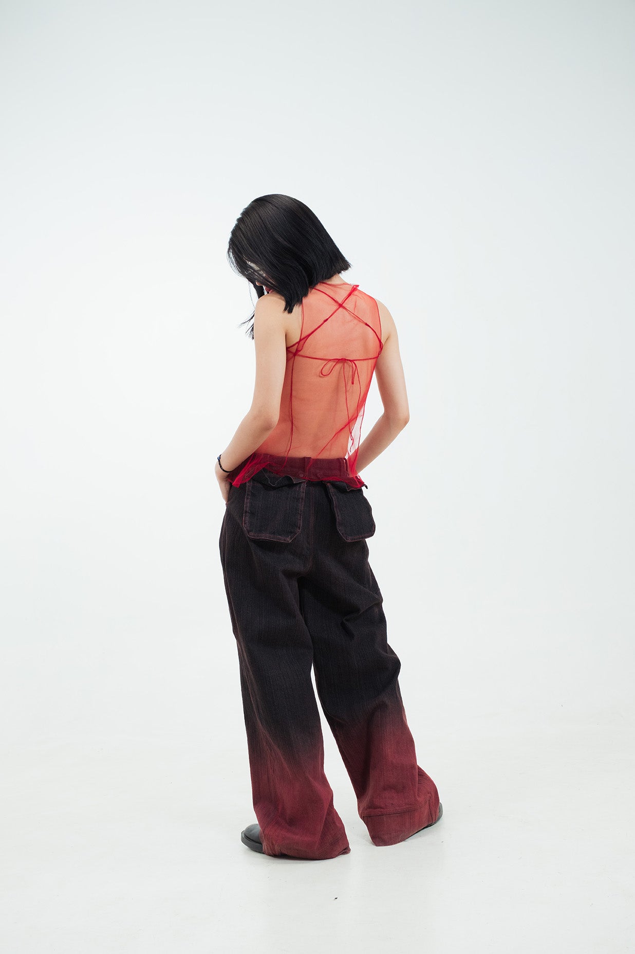 Bareframe (still a snack) sheer tank