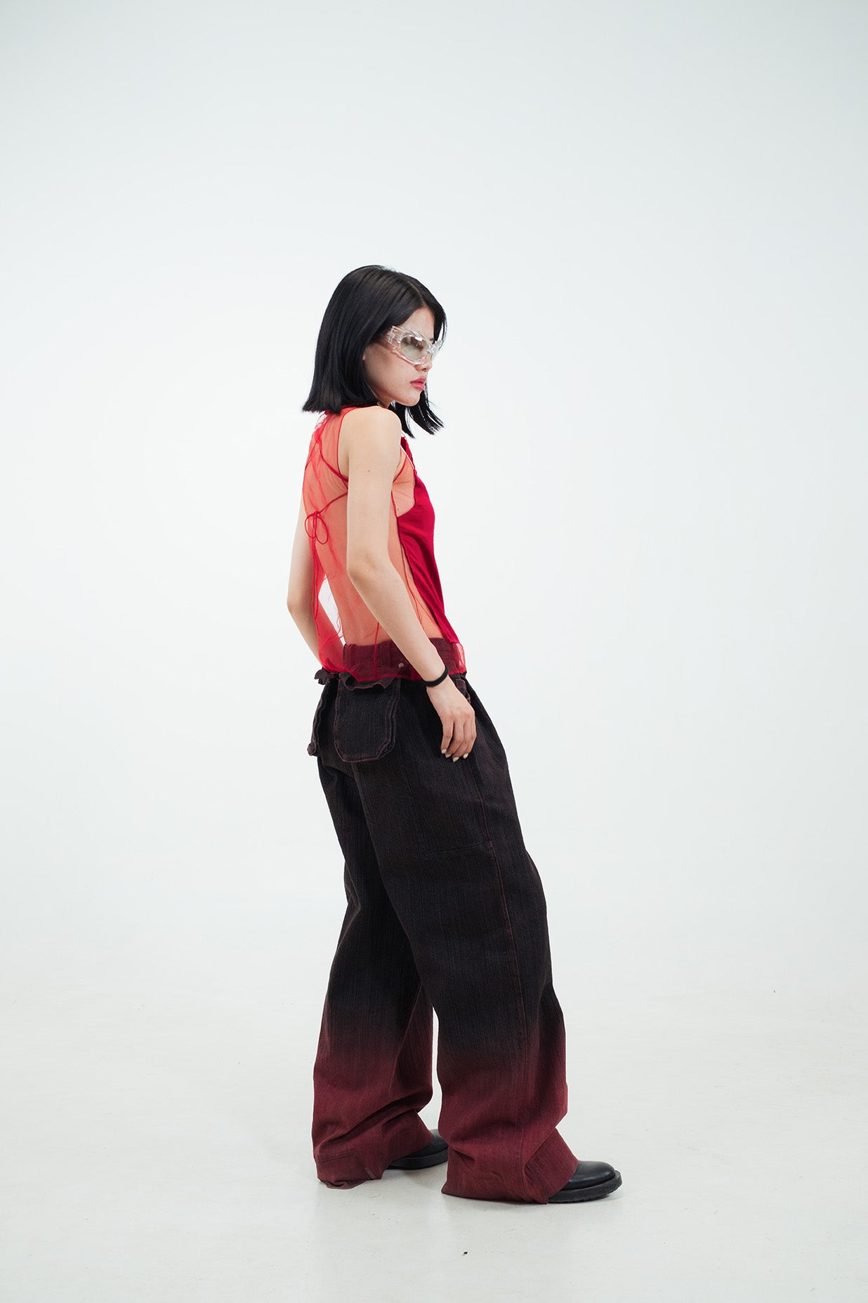 Bareframe (still a snack) sheer tank