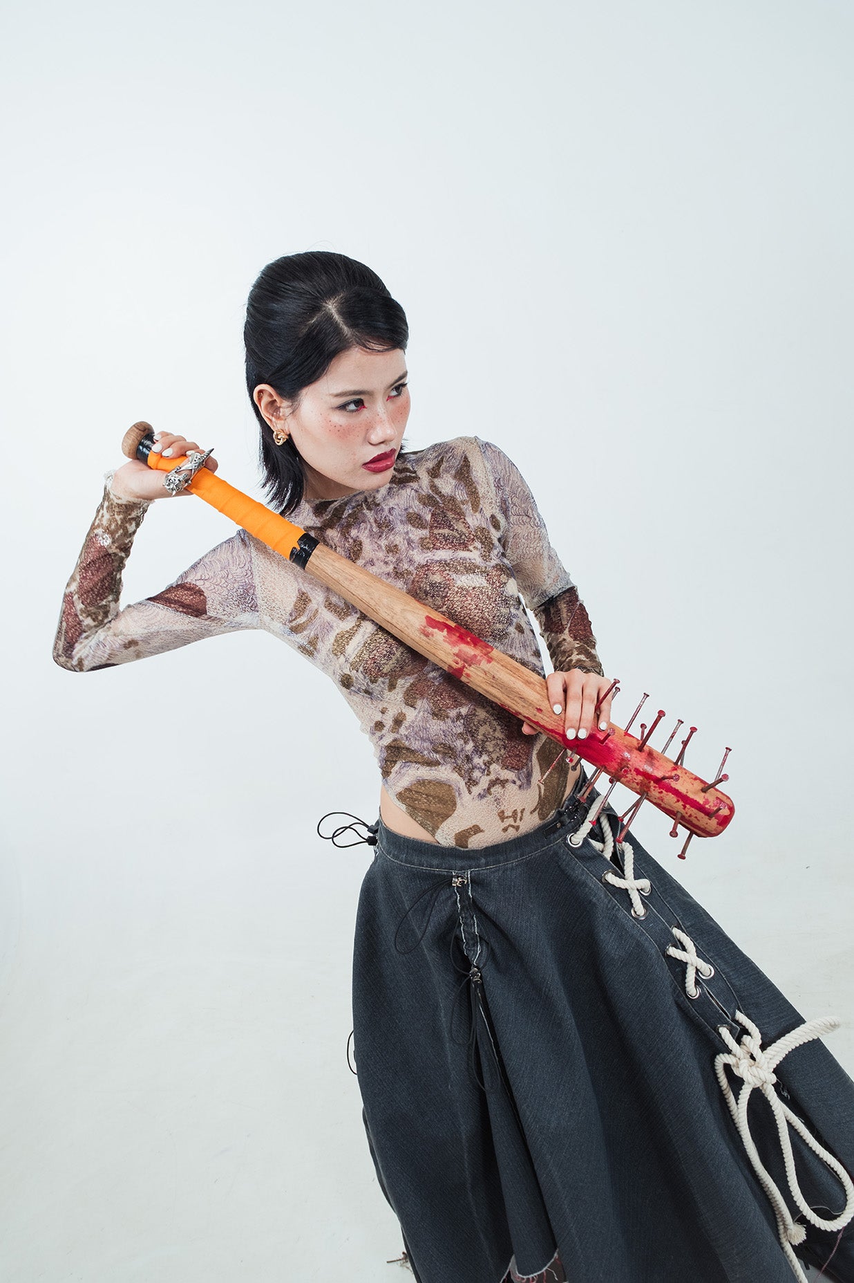 Nakli flesh asli drip [Autopsy Chic] Bodysuit