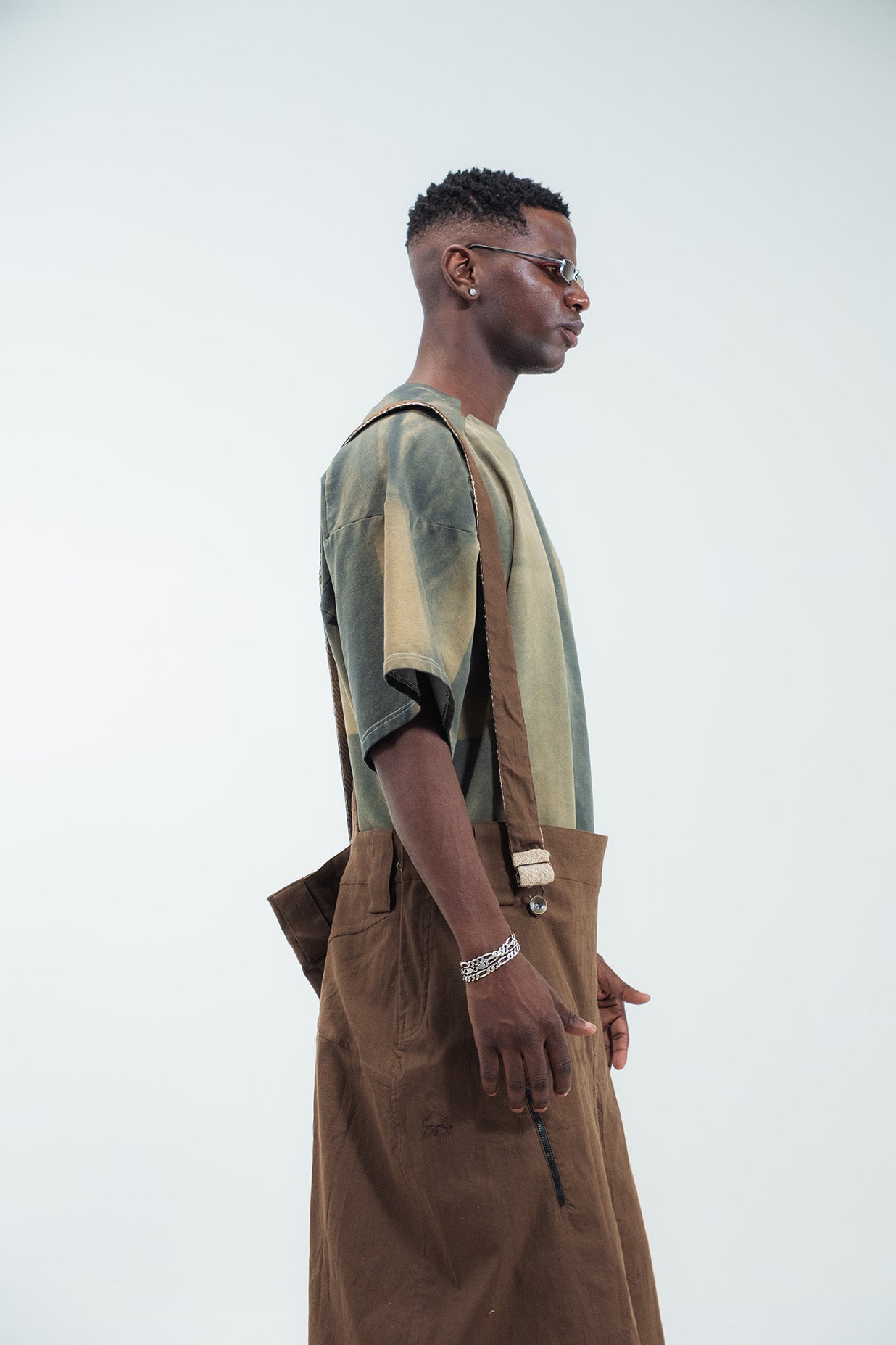 Rustfeeder suspender shorts