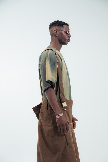 Rustfeeder suspender shorts