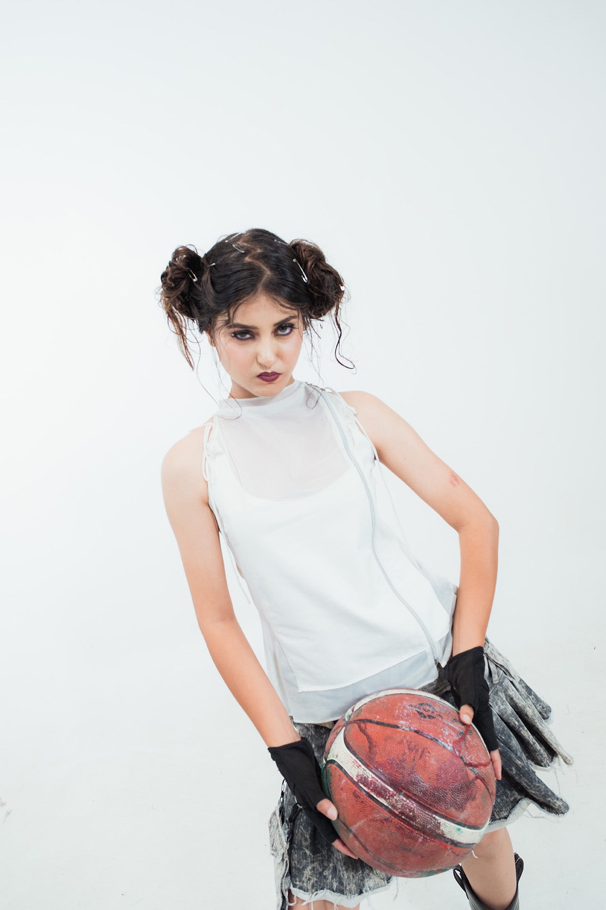 Bareframe (still a snack) sheer tank