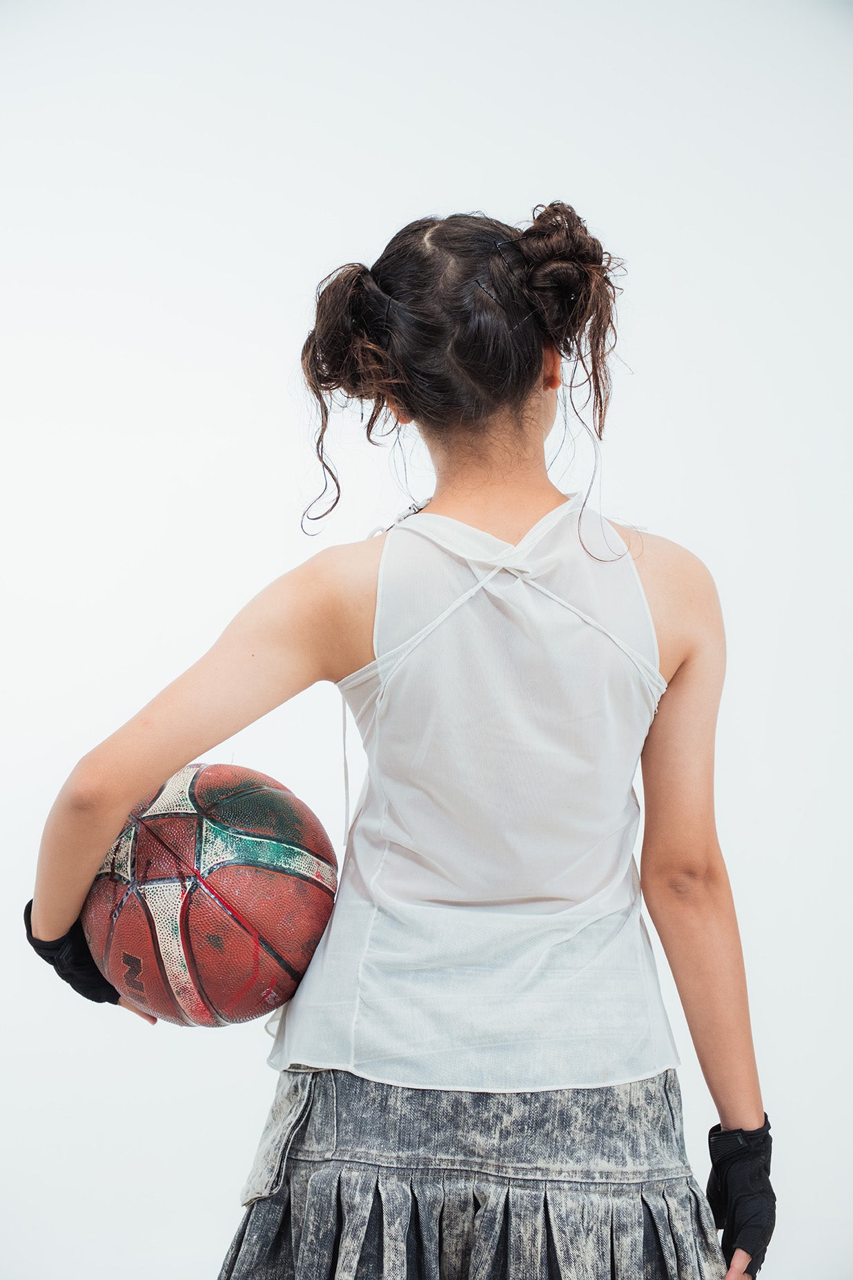 Bareframe (still a snack) sheer tank