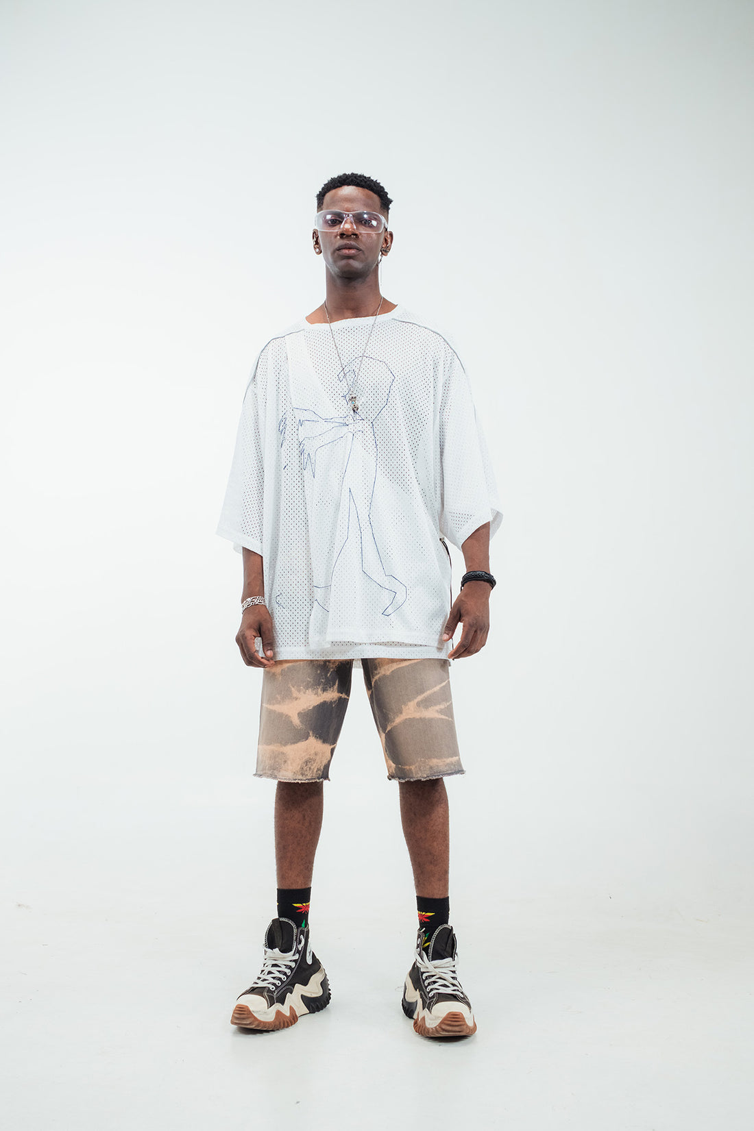 ZOMBLEACH Grim touch shorts