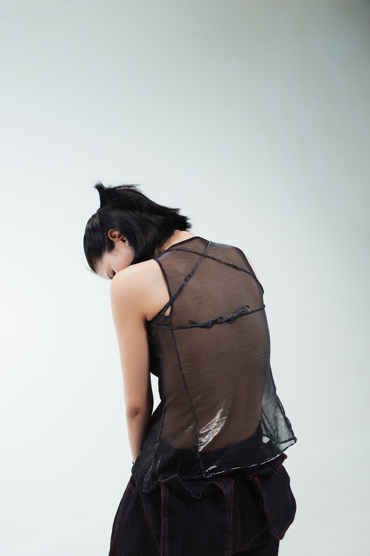 Bareframe (still a snack) sheer tank