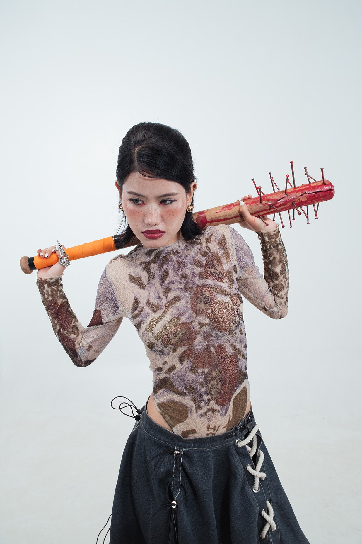 Nakli flesh asli drip [Autopsy Chic] Bodysuit