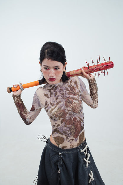 Nakli flesh asli drip [Autopsy Chic] Bodysuit