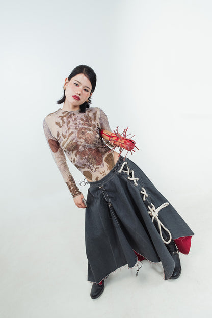 Nakli flesh asli drip [Autopsy Chic] Bodysuit